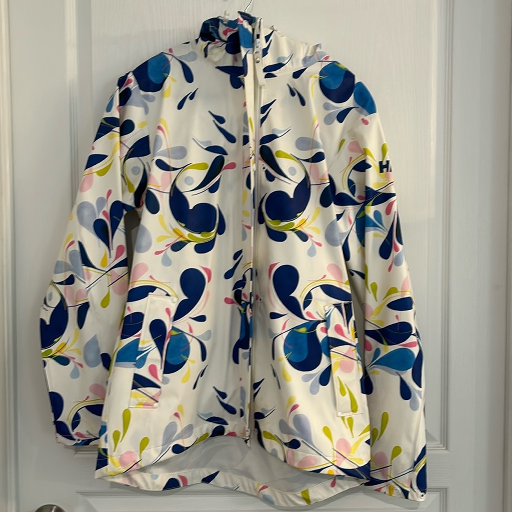 Barely worn Helly Hansen rain coat